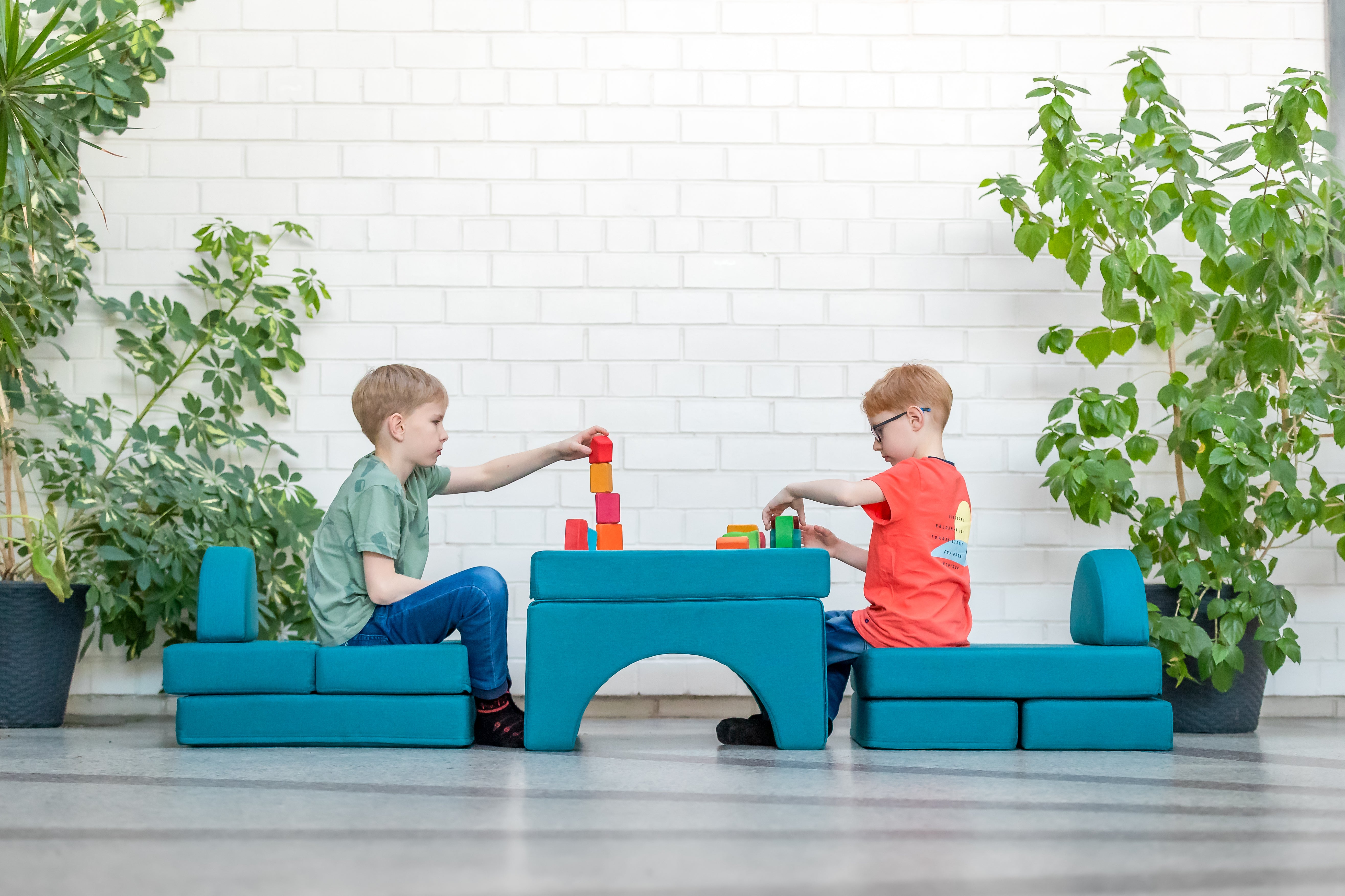 Kids discount block couch